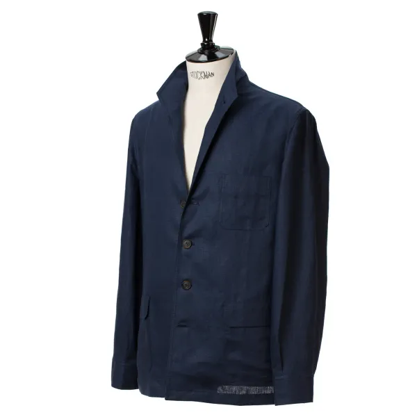 Justo Gimeno Shirt-Jacket "Teba" Made Of Pure Irish Linen