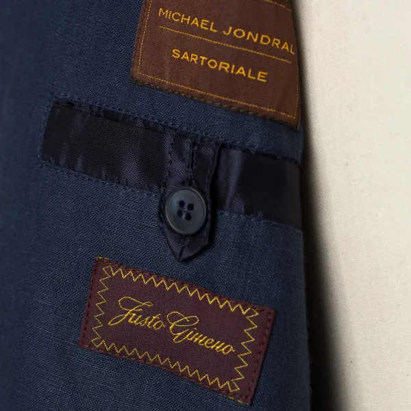 Justo Gimeno Shirt-Jacket "Teba" Made Of Pure Irish Linen