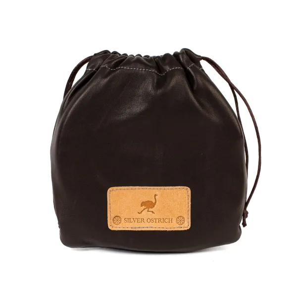 Silver Ostrich X Mj: Western-Gurtel "Gipsy" Aus Dunkelbraunem Wildlede