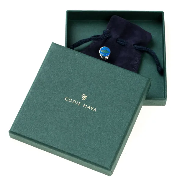 Codis Maya Sterling Silver Buttonhole Jewelry "Pea-Pin"