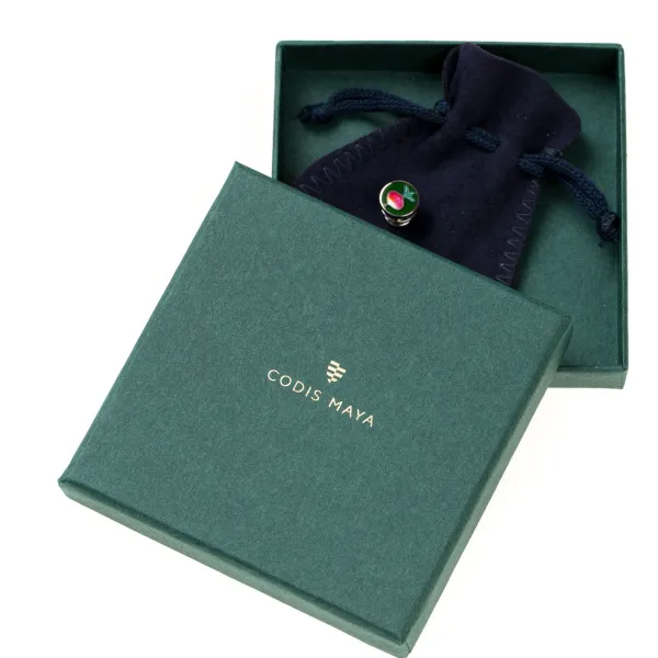 Codis Maya Sterling Silver Buttonhole Jewelry "Pea-Pin"