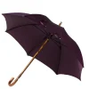Maglia Stick Umbrella "Lord" With Polished Chestnut Wood Handle - Purely Hand