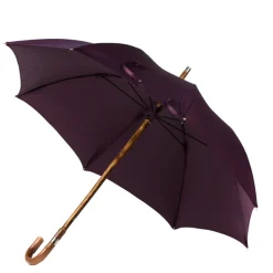Maglia Stick Umbrella "Lord" With Polished Chestnut Wood Handle - Purely Hand
