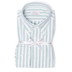 Borriello Striped Pure Cotton Sports Shirt "New Ivy-League" - Linea Passion