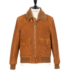 Valstar Suede Leather Jacket "Aviatore" - Lamb Suede