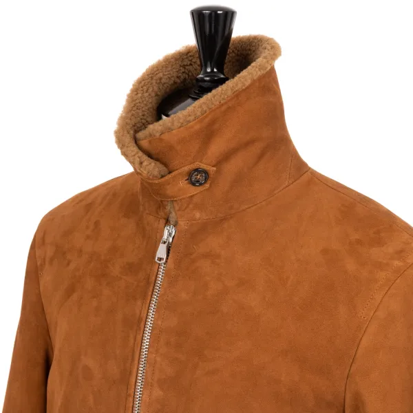 Valstar Suede Leather Jacket "Aviatore" - Lamb Suede