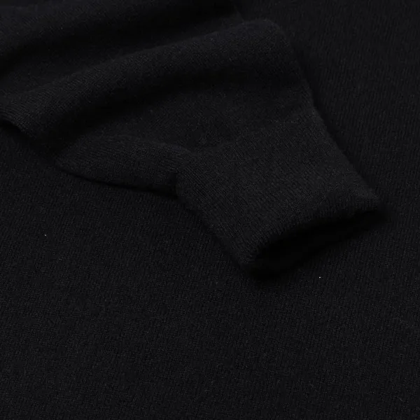 William Lockie Sweater "Oxton Vee" From Fine Scottish 1 Ply Cashmere