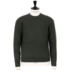 Cesare Attolini Sweater "Val Pusteria" In Pure Cashmere - Duvet Melange