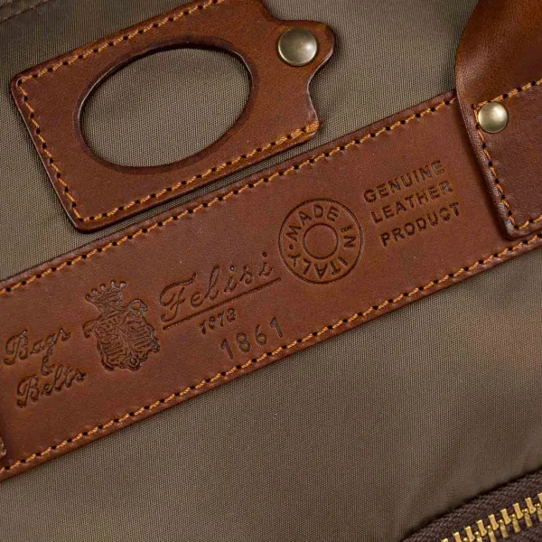 Felisi Tasche "Messenger" Aus -Nylon Und Sattelleder