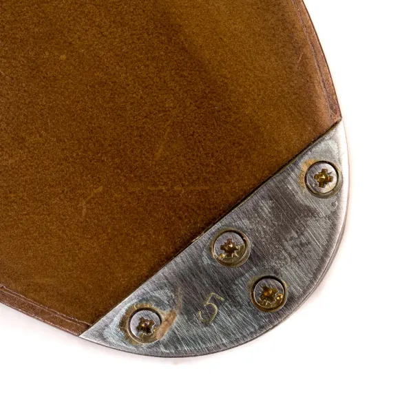 Saint Crispin's Tassel Loafer "Short Vamp" Made Of Cognac-Colored Suede - Purely Handc