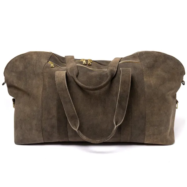 Thomas Riemer Wien Travel Bag "Velden" Brown Goatskin - Handmade