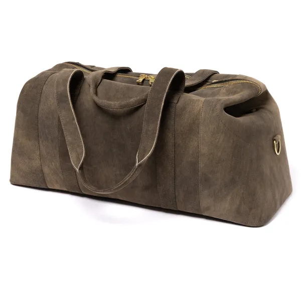 Thomas Riemer Wien Travel Bag "Velden" Brown Goatskin - Handmade