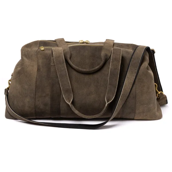 Thomas Riemer Wien Travel Bag "Velden" Brown Goatskin - Handmade