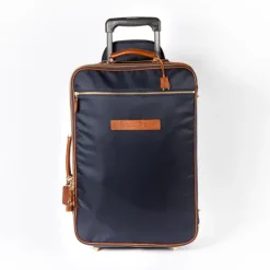 Felisi Trolley "Carry On" Made Of Nylon And Saddle Leather