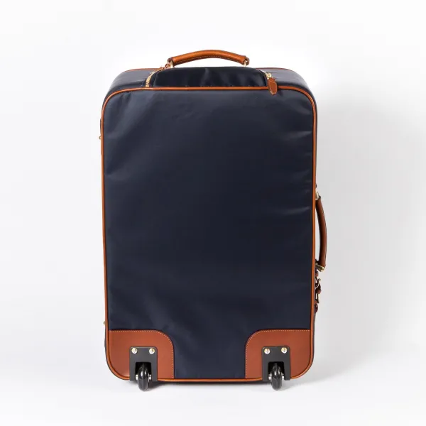 Felisi Trolley "Carry On" Made Of Nylon And Saddle Leather