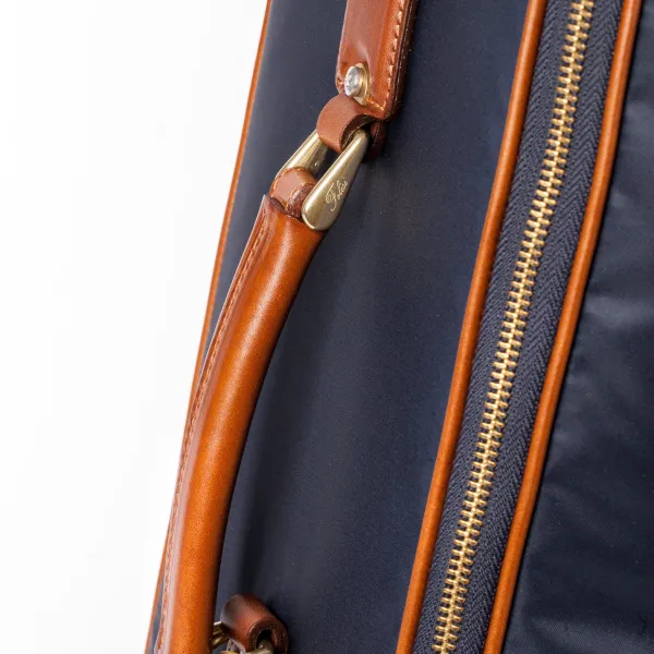 Felisi Trolley "Carry On" Made Of Nylon And Saddle Leather