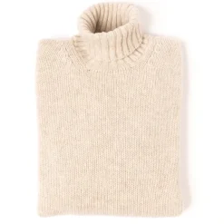 William Lockie Turtleneck Sweater "Alain Rollneck" Made Of 4 Ply Geelong Lambswool