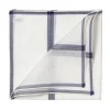 Simonnot-Godard White Patterned Cotton Pocket Square