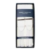 Albert Thurston White Suspenders To Button Made Of Silk Moire