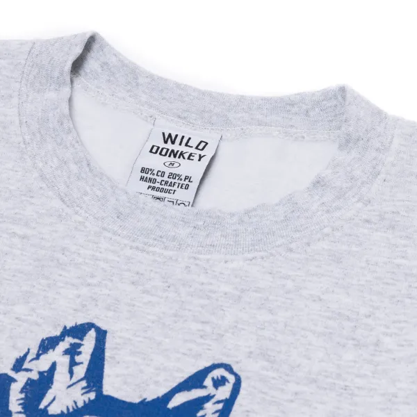 Specials X MJ Wild Donkey X Mj: Sweatshirt With Vintage Print "Alaska" Mad