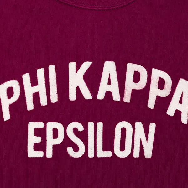 Specials X MJ Wild Donkey X Mj: Sweatshirt With Vintage Letters "Phi Kappa Epsi