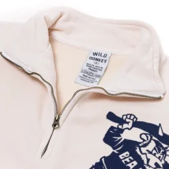 Specials X MJ Wild Donkey X Mj: Zip Sweatshirt With Vintage Print 