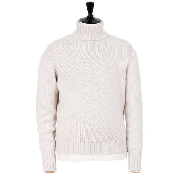 William Lockie Exclusive X Mj: "Gentry Rollneck" Turtleneck Sweater In
