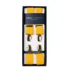 Albert Thurston Yellow Elastic Pants Straps "X Back Gold" With Clips