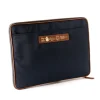 Felisi Zip-Case "Notebook" Made Of Nylon And Saddle Leather